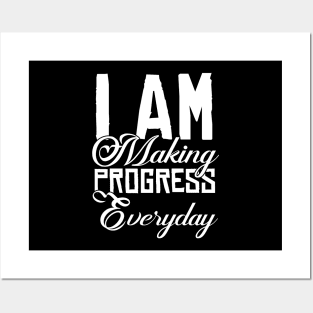 I Am Making Progress Everyday Funny Sarcastic Gift Idea colored Vintage Posters and Art